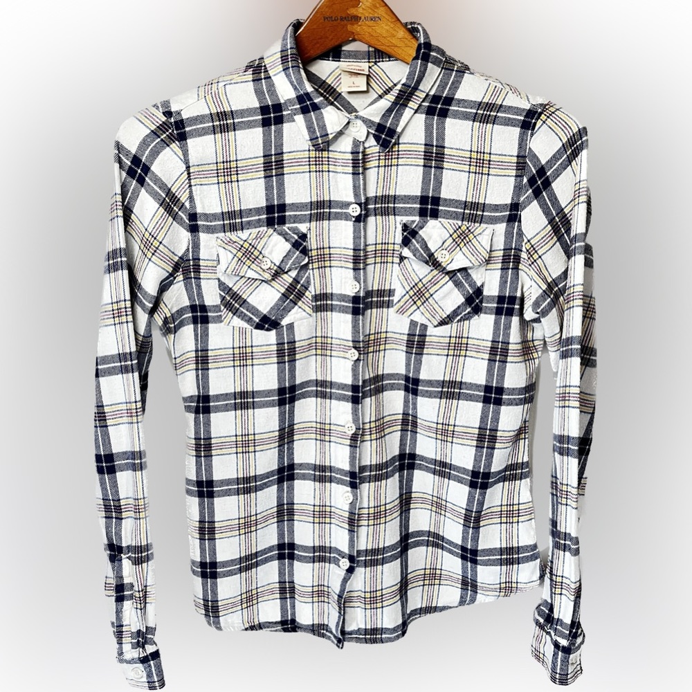 Mossimo Flannel Button Down Cotton long sleeve shirt